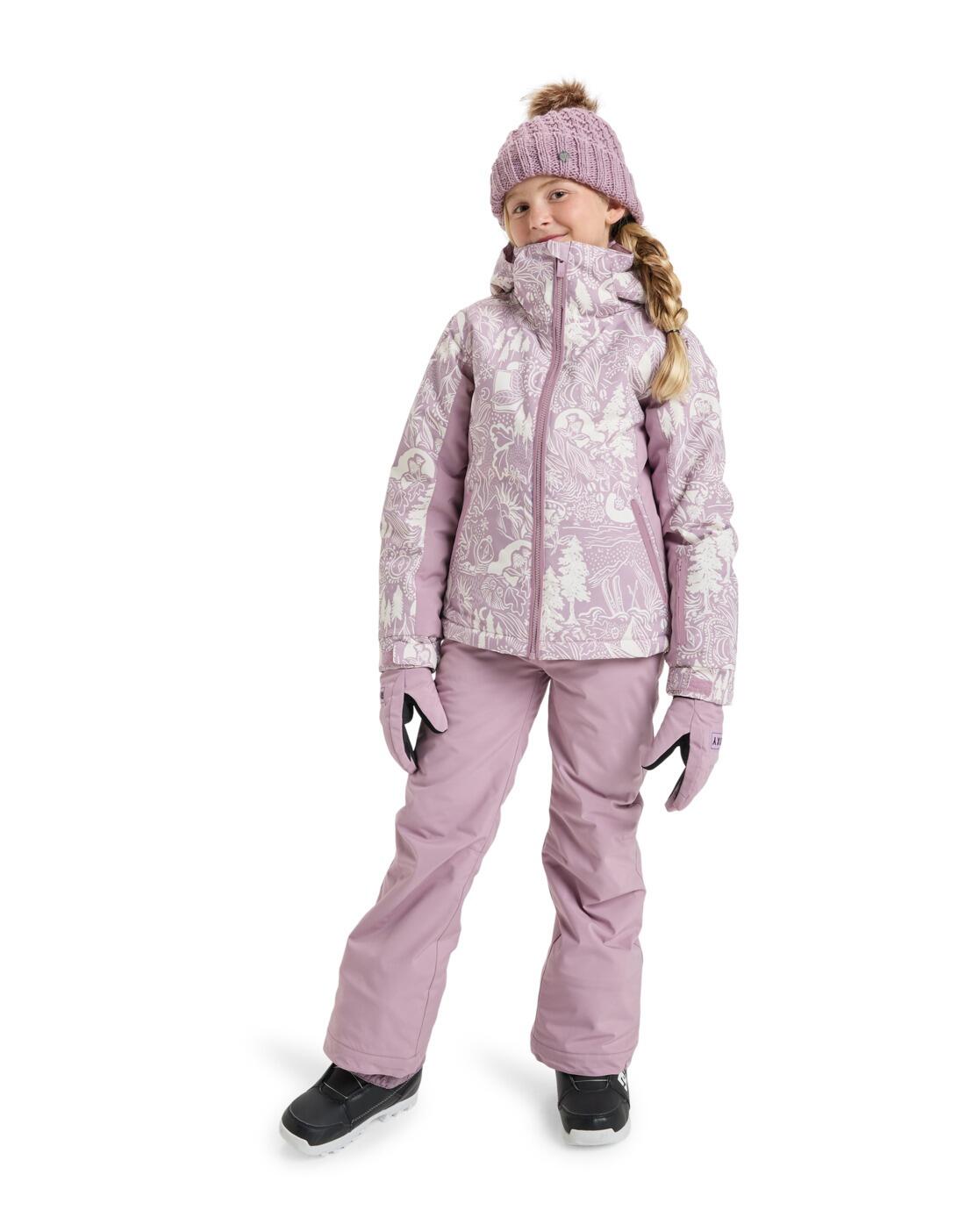 Veste de snow technique FREE JET Rose Fille 4/4