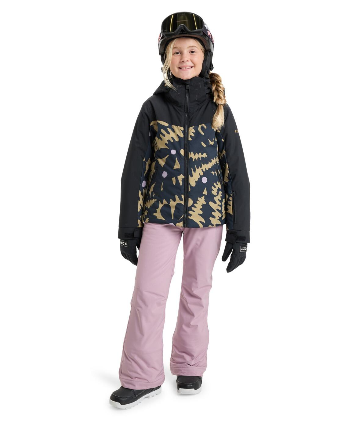 Veste de snow technique FREE JET BLOCK Beige Fille 4/4
