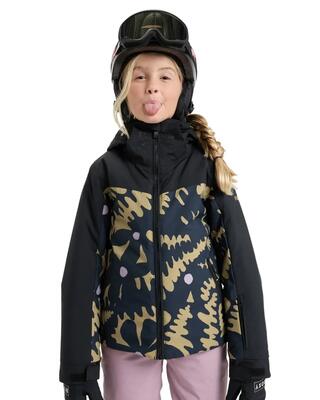 Funktionelle snow-jacke free jet block rosa meisjes 8-16