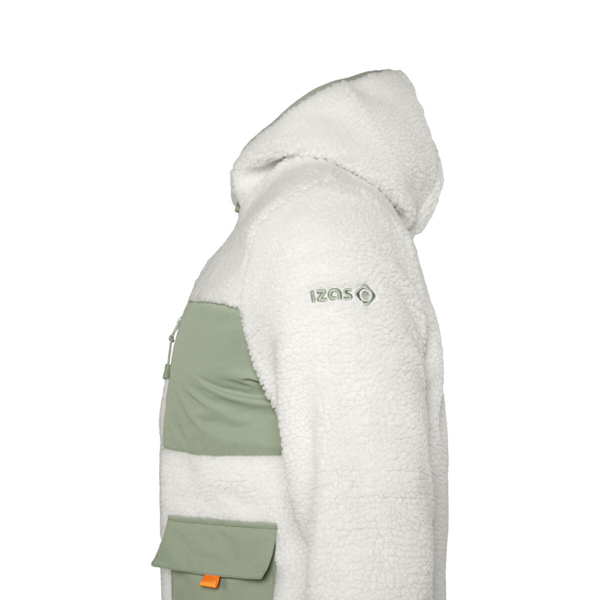 RENO Unisex-Fleecejacke mit Kapuze, warm und wärmend mit funktionellen Taschen 4/4