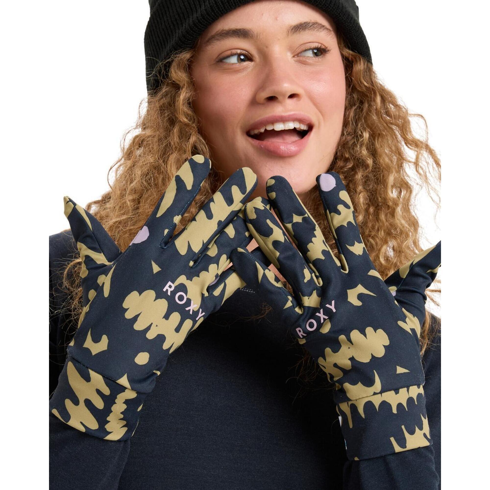 Roxy - Gants Hydrosmart Liner Beige Femme - Gants - Beige - 42 M/l - Decathlon