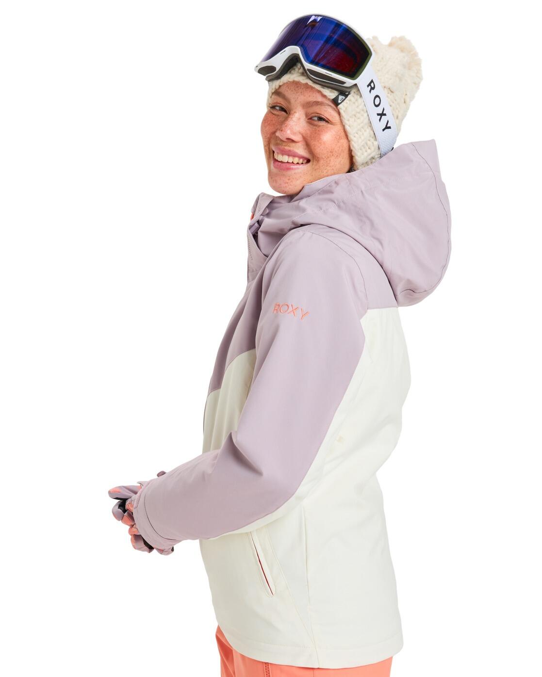 Veste de snow technique FREE JET BLOCK Violet Femme 3/4