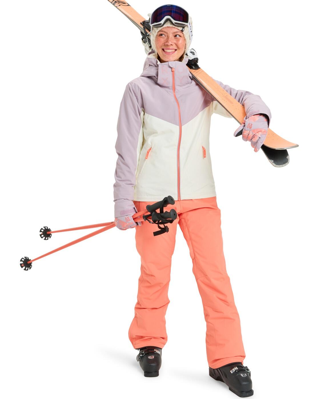 Veste de snow technique FREE JET BLOCK Violet Femme 4/4