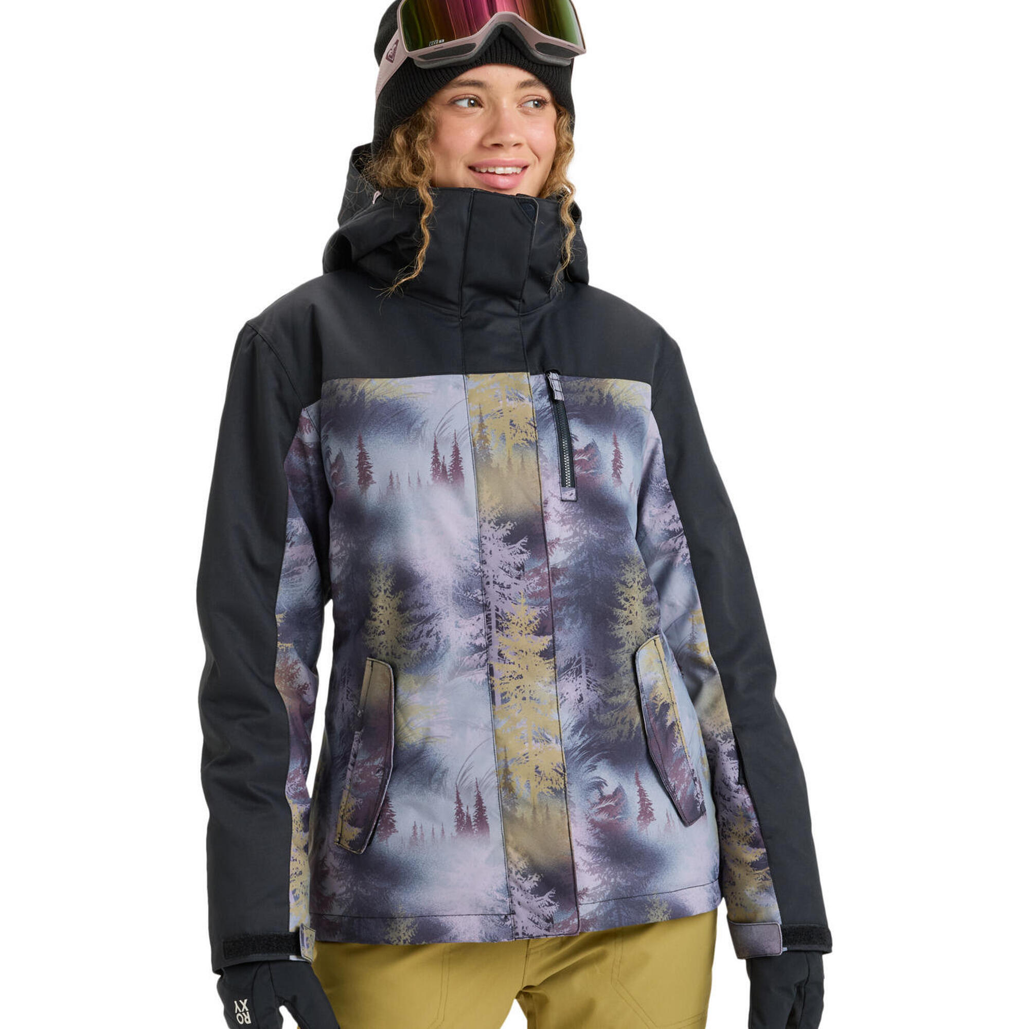 Roxy - Veste De Snow Technique Gris Femme - Doudoune Synthétique - Gris - Decathlon