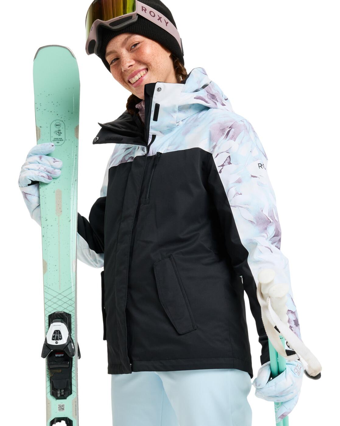 Funktionelle Snow-Jacke ROXY JETTY BLOCK Blau Frauen 4/4