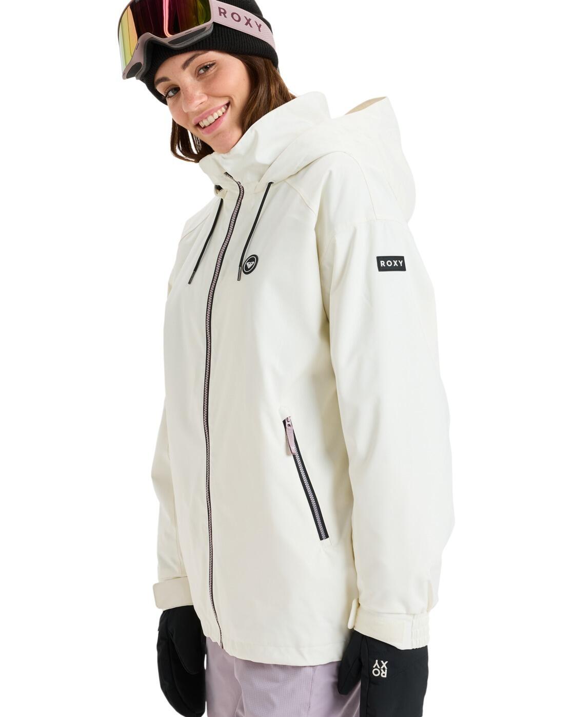 Veste de snow technique LANDSCAPE Blanc Femme 3/4