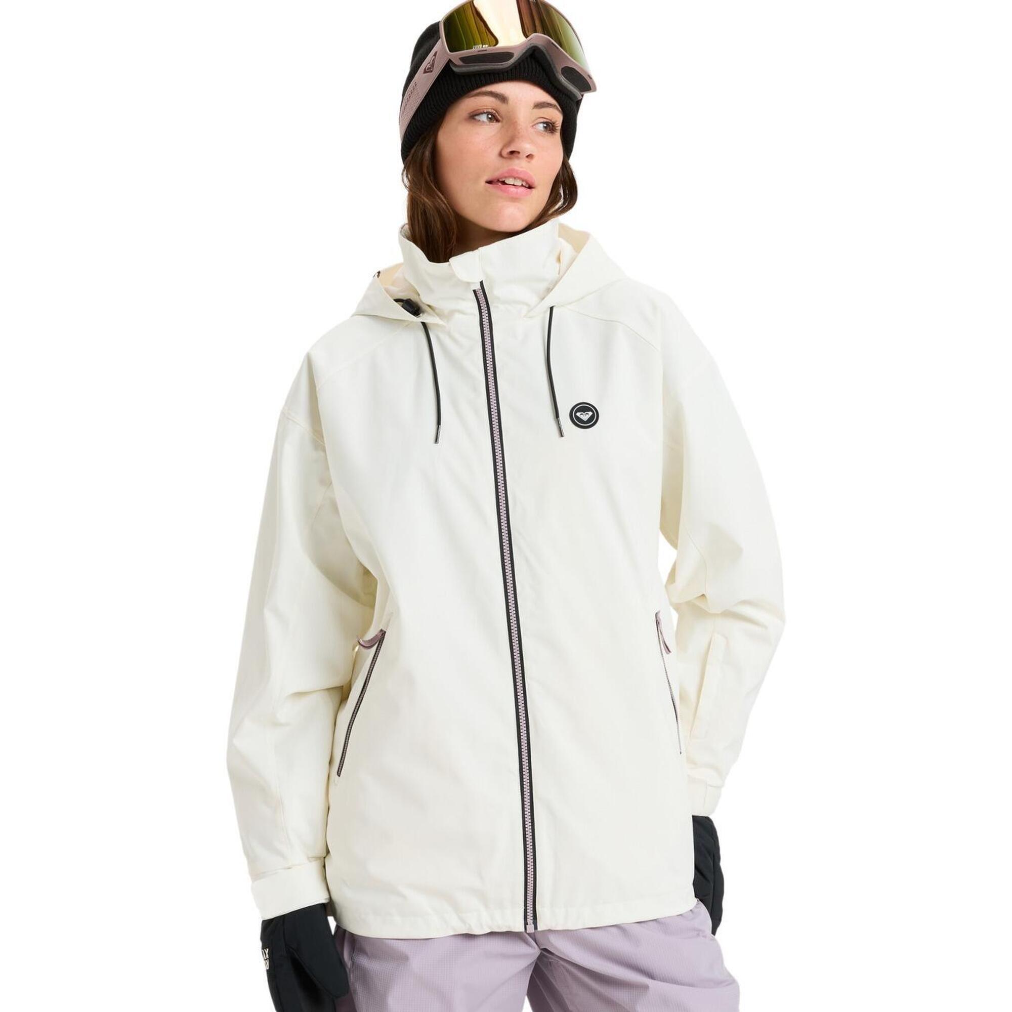 Roxy - Veste De Snow Technique Landscape Blanc Femme - Doudoune Synthétique - Blanc - Decathlon