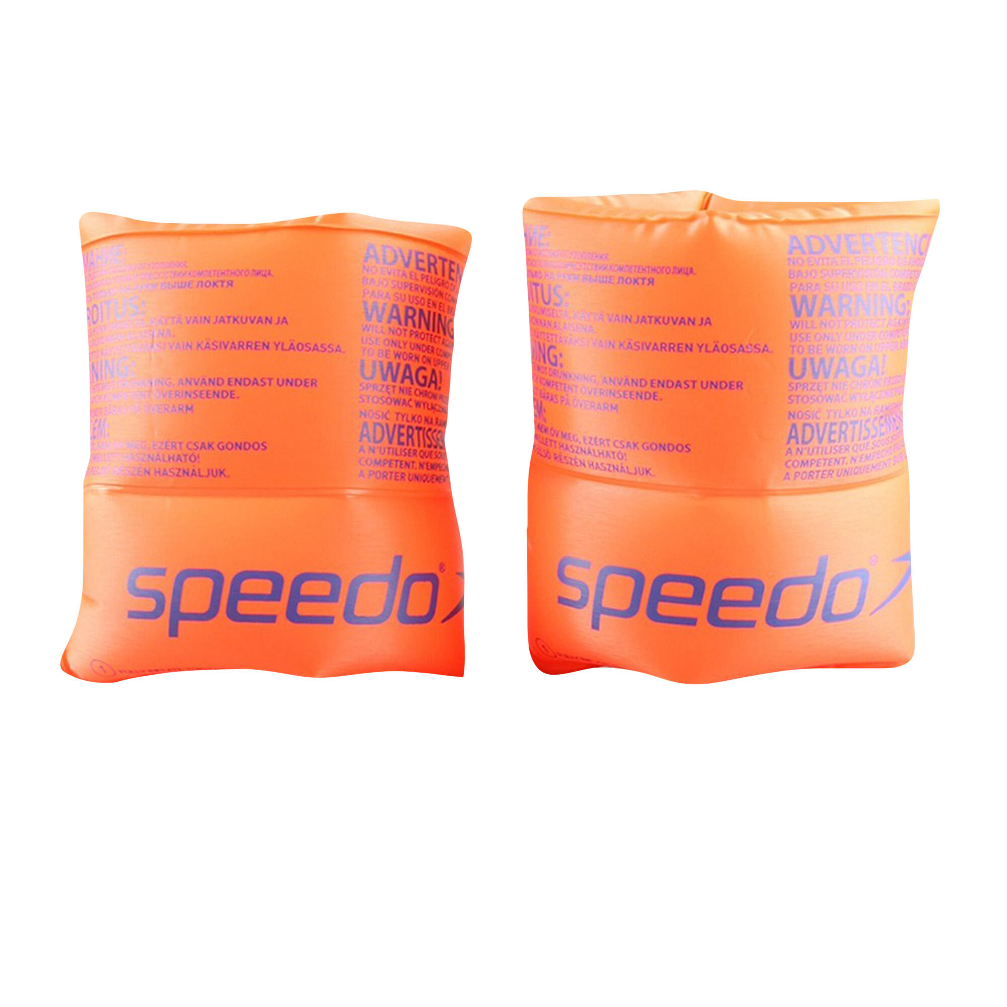 SPEEDO Arrotolato Braccioli Gonfiabili Speedo Arancio