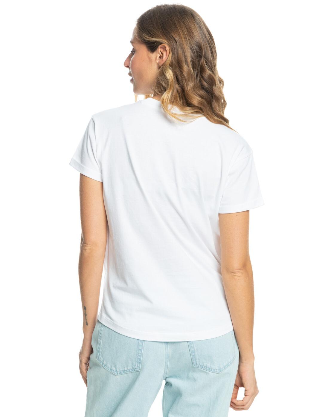 T-shirt met Korte mouw SPARKLE EVENING FLOWERS SQUARE Dames 2/4