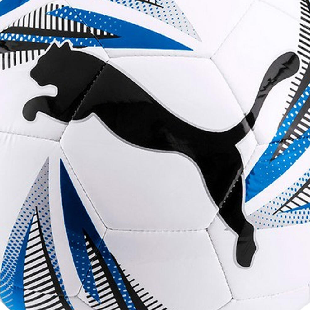 "FtblPLAY" Fußball Logo Damen und Herren Weiß/Blau 3 2/2