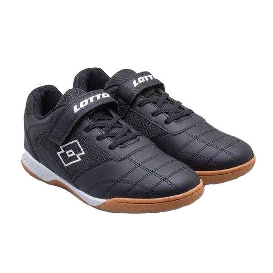 Scarpe Sportive Logo Bambini Lotto Whizzer K Nero