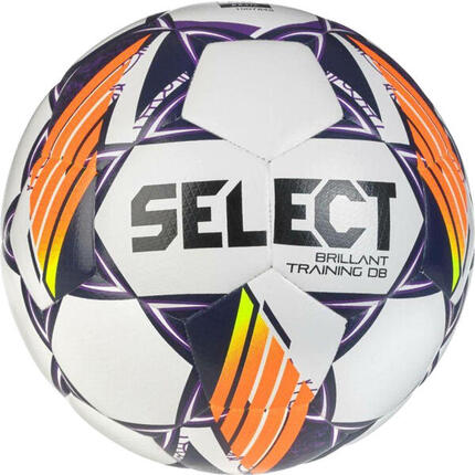 Ballon De Foot BRILLIANT TRAINING DB (Blanc / Orange)