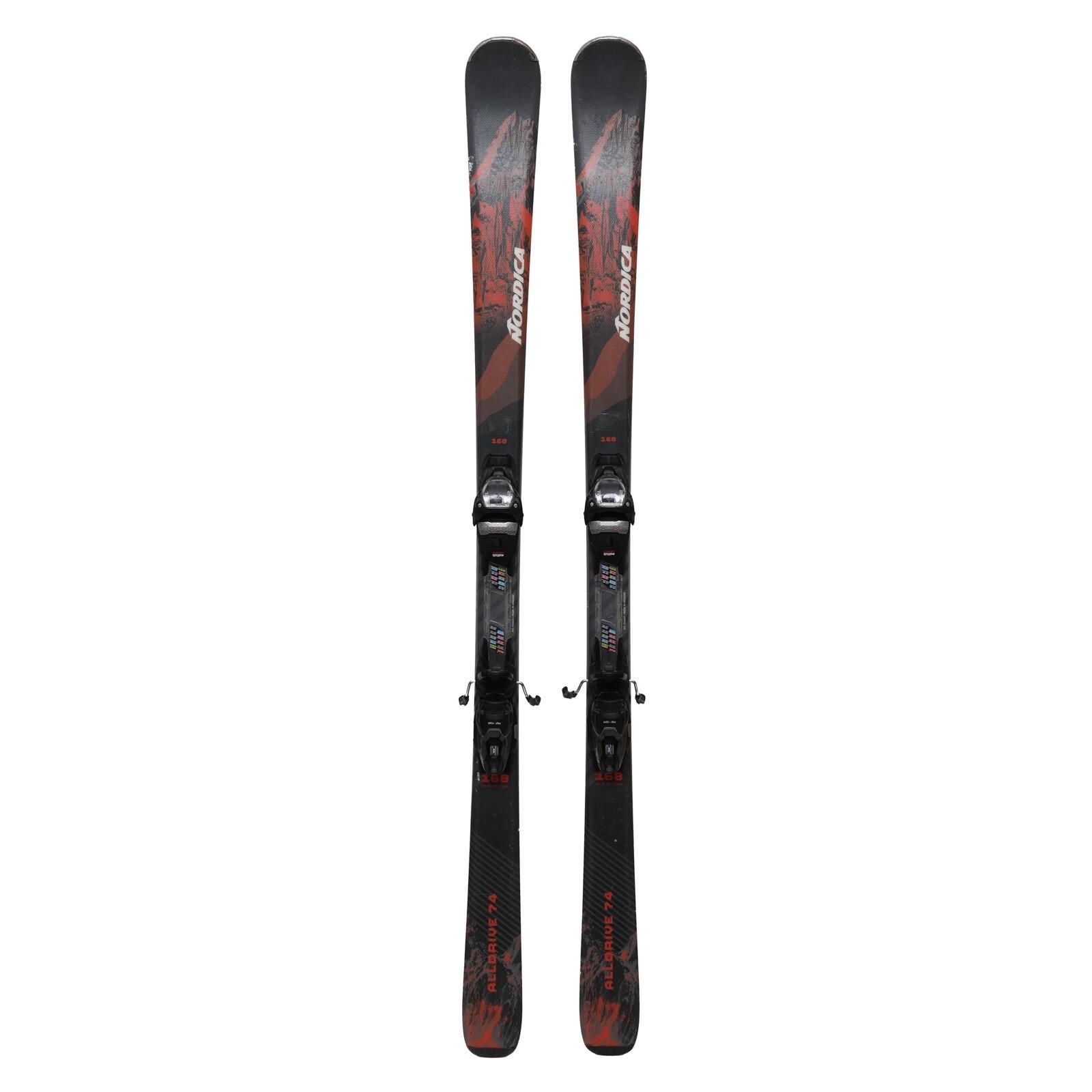 RECONDITIONNE - Ski Nordica Alldrive 74 + Fixations 2/4