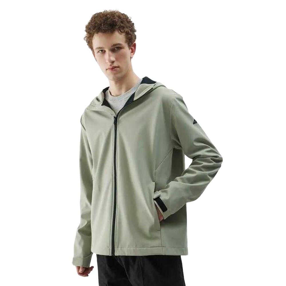 Jacheta Soft Shell Drumeții În Natură 4F 4FWSS25TSOFM324 Bărbați
