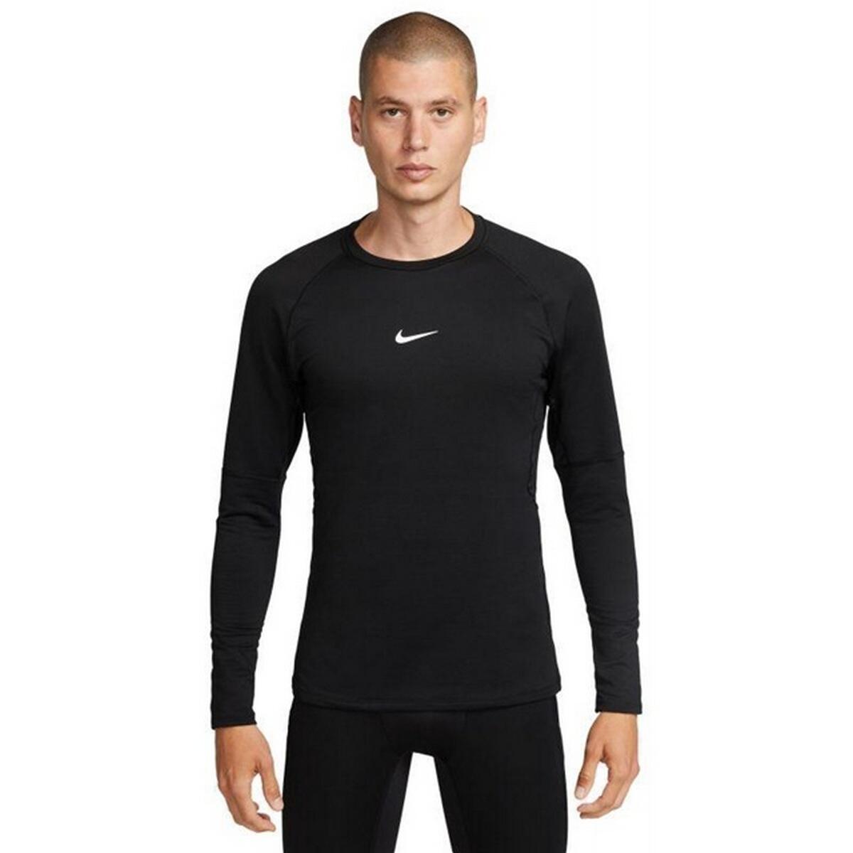 Tricou Drumeții În Natură Nike Pro Warm Logo Bărbați