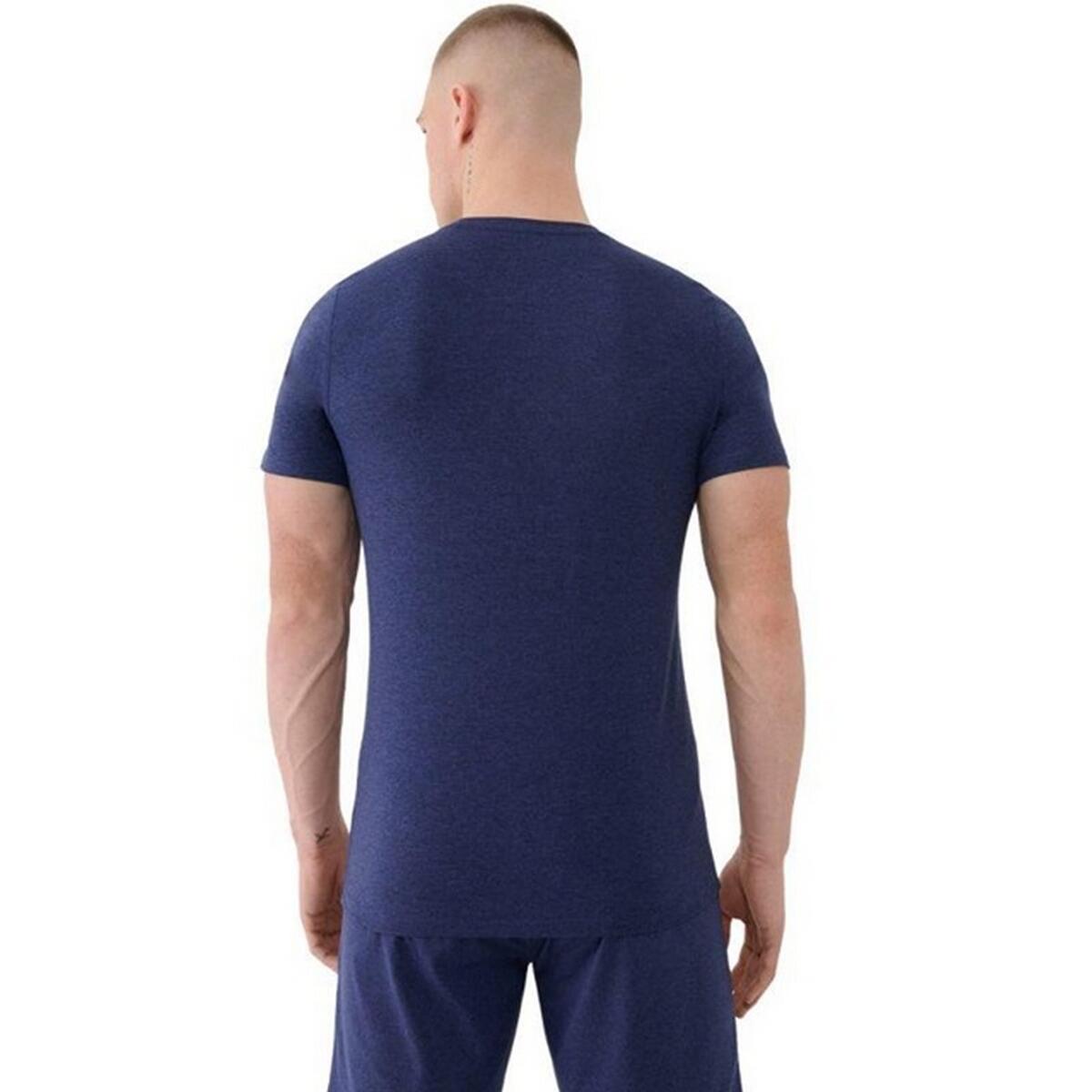 WSS25TFTSM1344 Maglietta Uomo 4F 4FWSS25TFTSM1344 Blu Navy 3/5