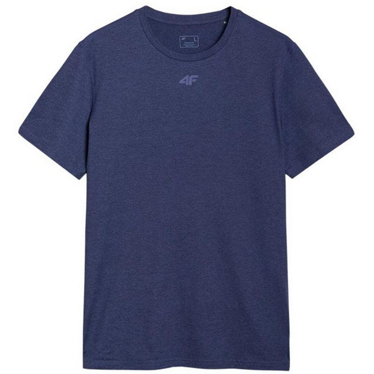 4F T-Shirt WSS25TFTSM1344 para homem Azul Marinho
