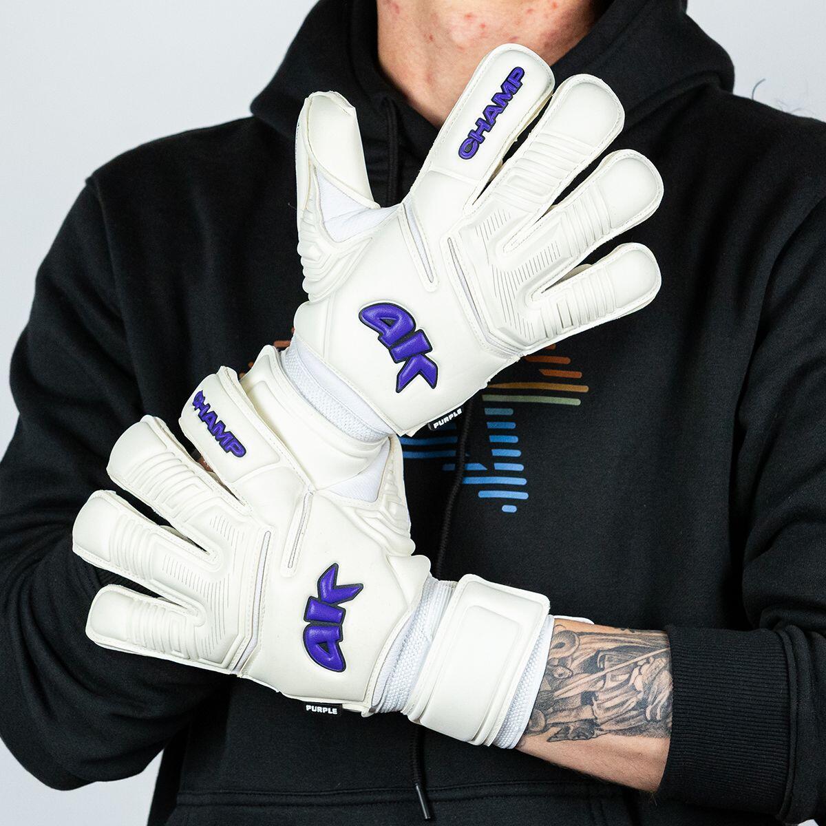 Rękawice bramkarskie dla dorosłych CHAMP PURPLE VII RF2G 3/6