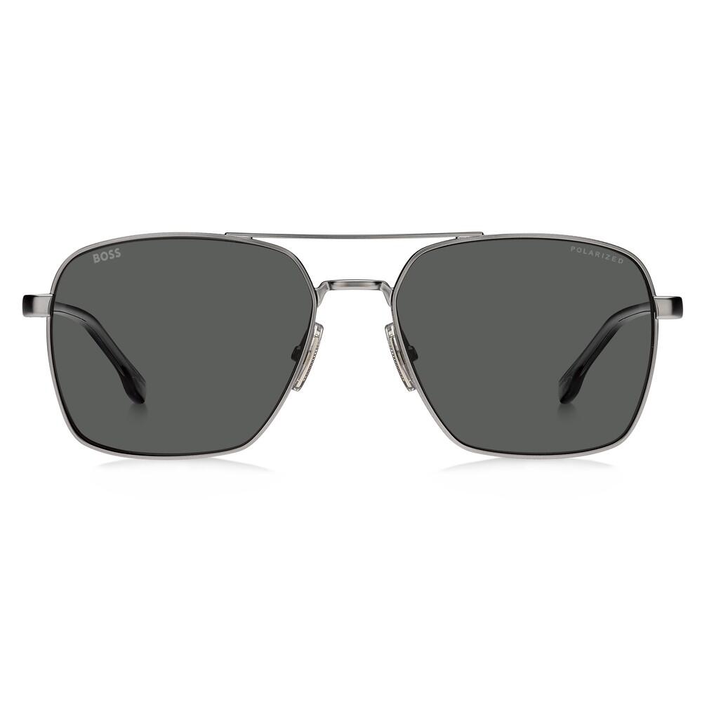 Zonnebril Hugo Boss 1045/S/IT R81 Gepolariseerd van Metaal Heren 58 mm 2/3