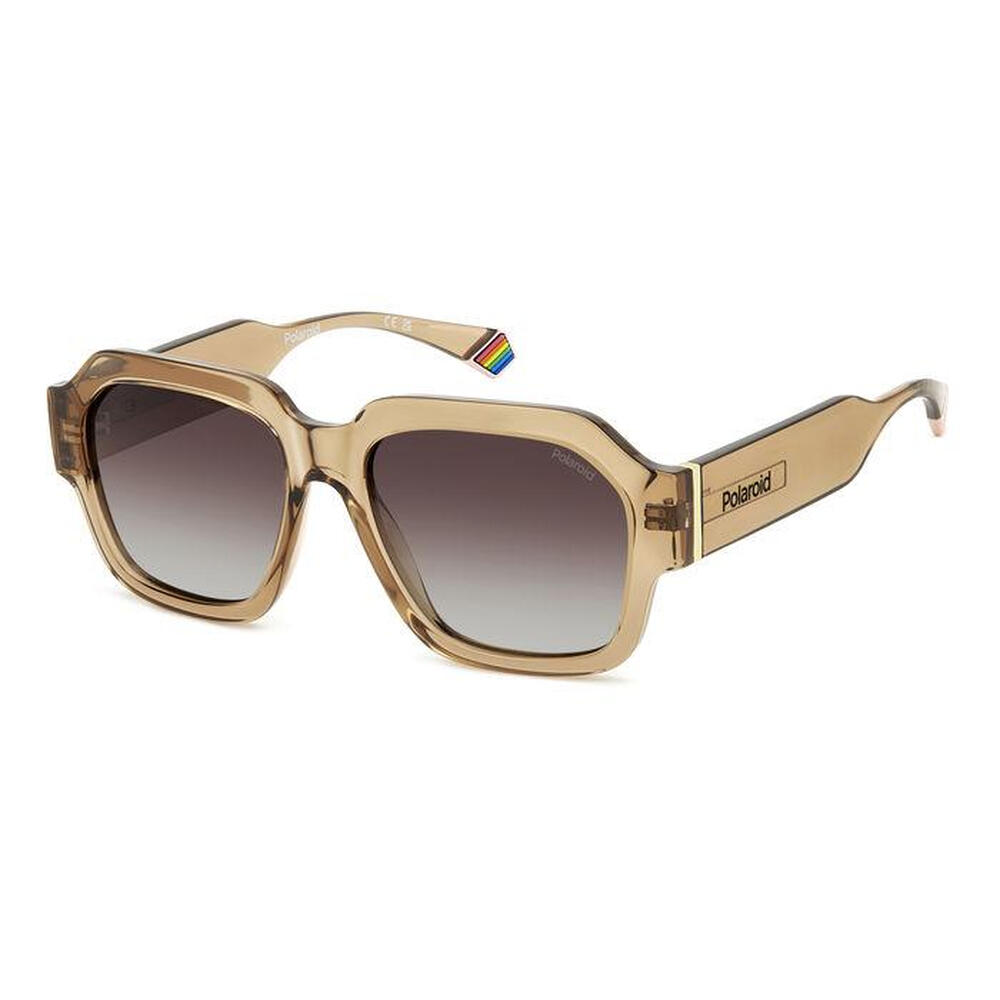 Polaroid - Lunettes De Soleil Polarisées Unisexes Polaroid Pld 6212/s/x 10a, Taille 54 Mm - Lunettes De Soleil - Beige|marron - Taille Unique - Decathlon
