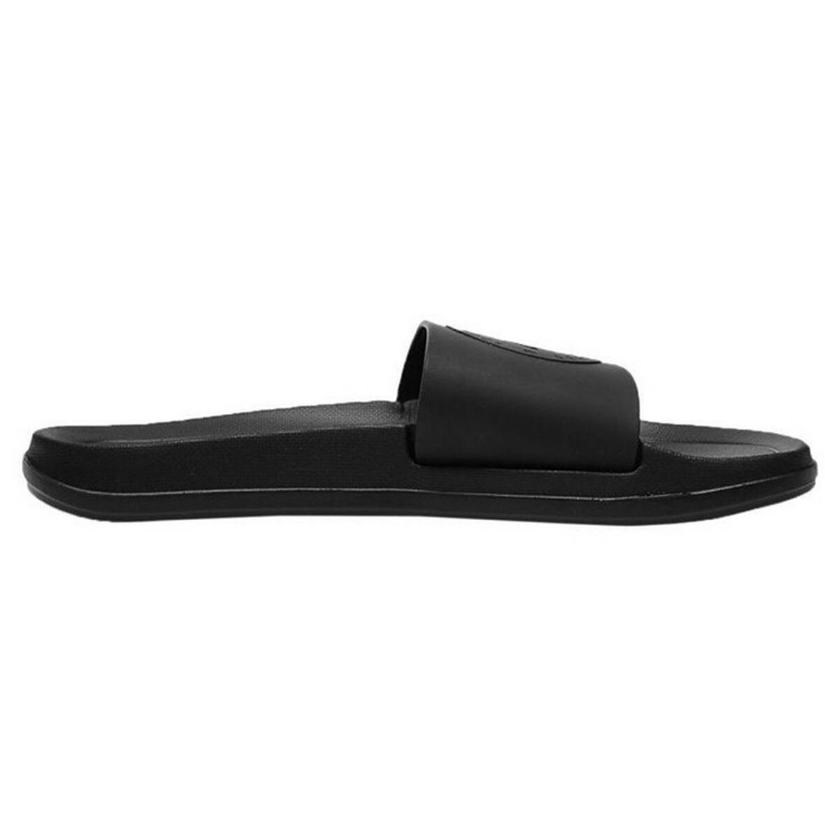 Chanclas F045A Diseño Logotipo para Mujer Negro 3/5