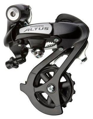 Shimano altus 7/8v rear derailleur rdm310dl black