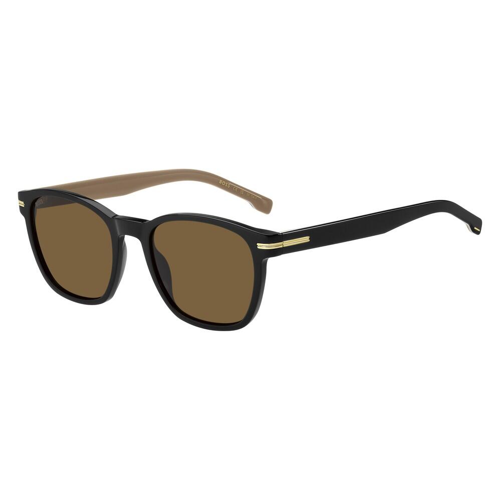 Hugo Boss - Lunettes De Soleil Homme Hugo Boss 1505/s 807, Taille 52 Mm - Lunettes De Soleil - Gris|noir - Taille Unique - Decathlon
