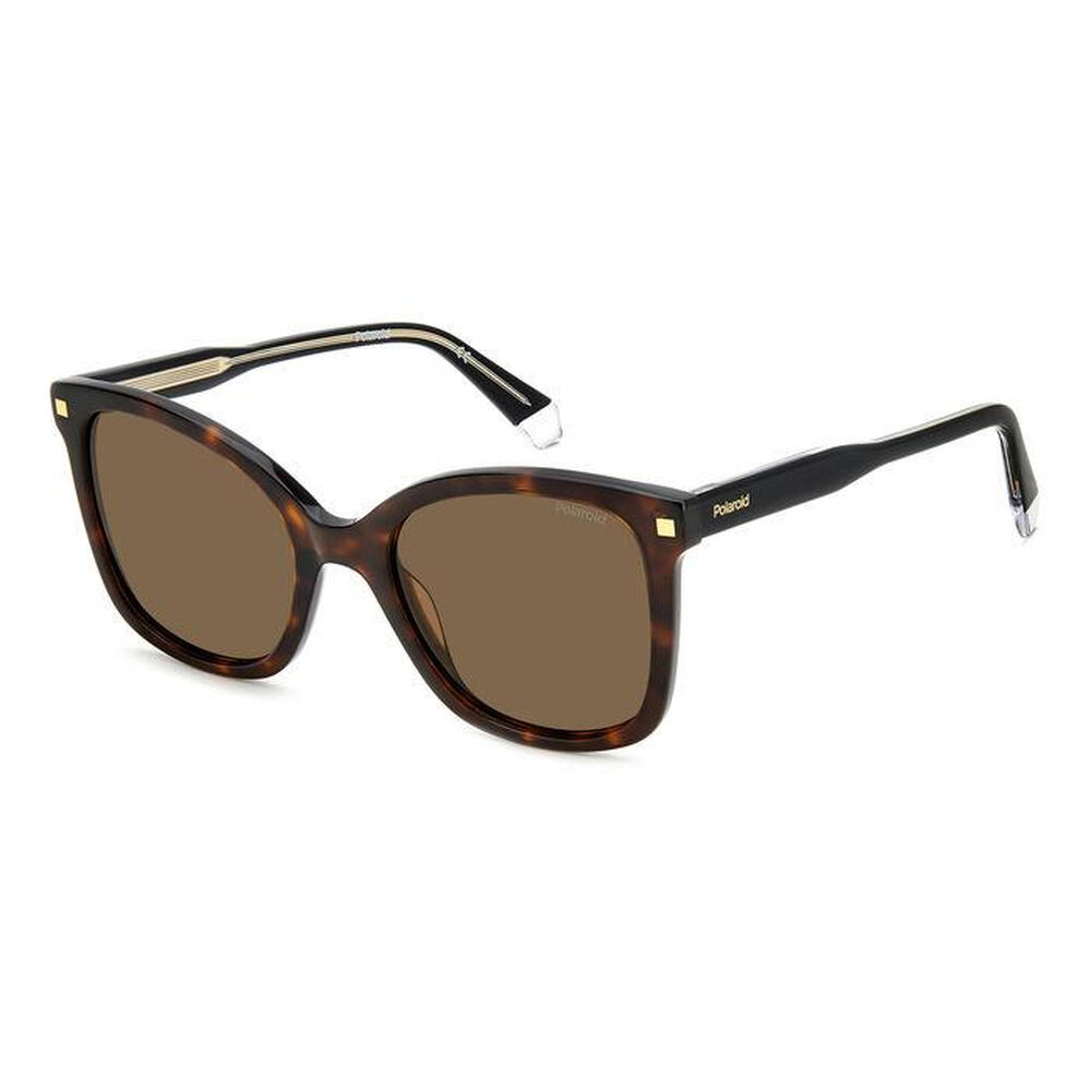 Polaroid - Lunettes De Soleil Polarisées Polaroid Pld 4151/s/x 086 Pour Femme, Taille 53 Mm - Lunettes De Soleil - Marron|multicolore - Taille Unique - Decathlon