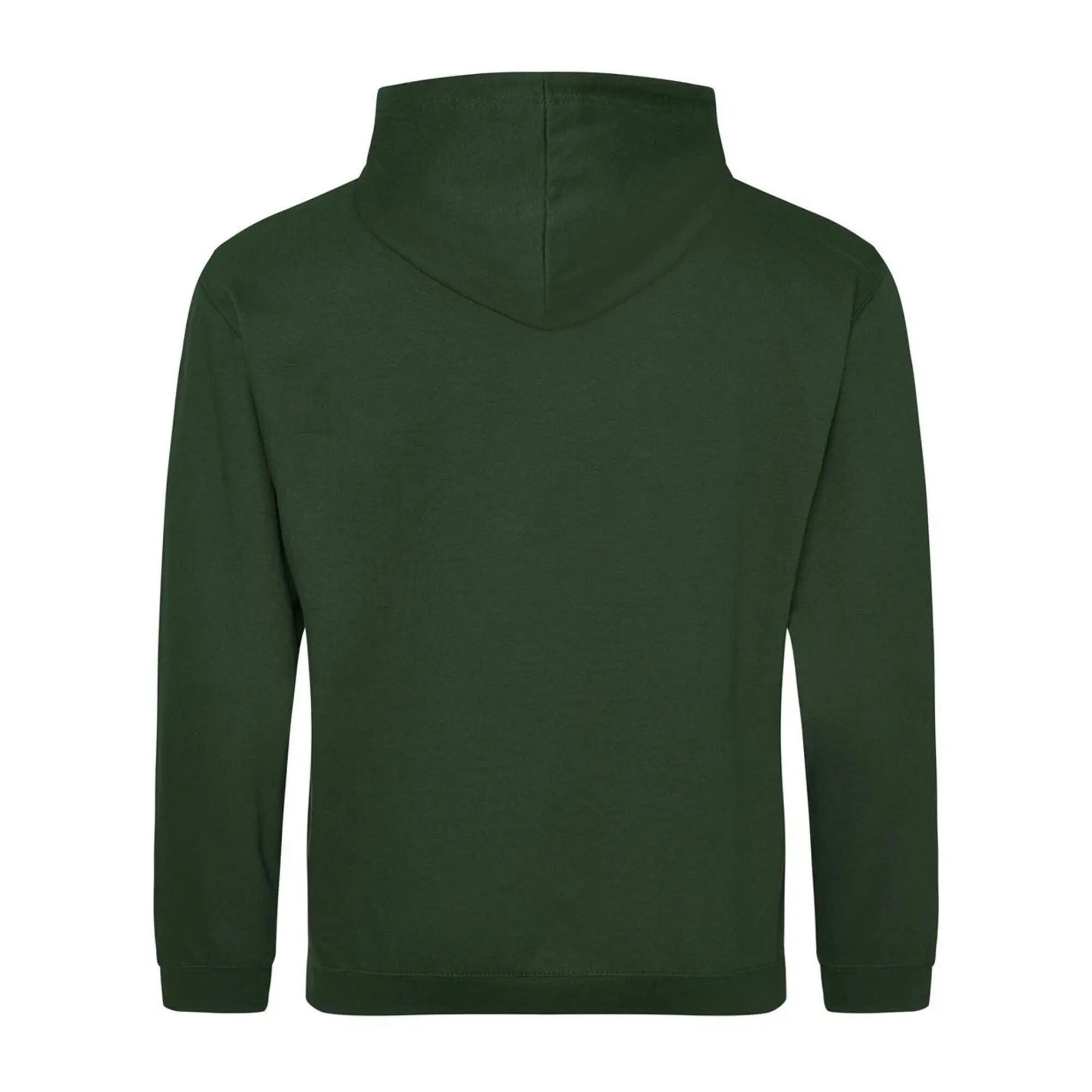 Felpa Con Cappuccio Bambini Awdis Varsity Verde Foresta Oro 2/2