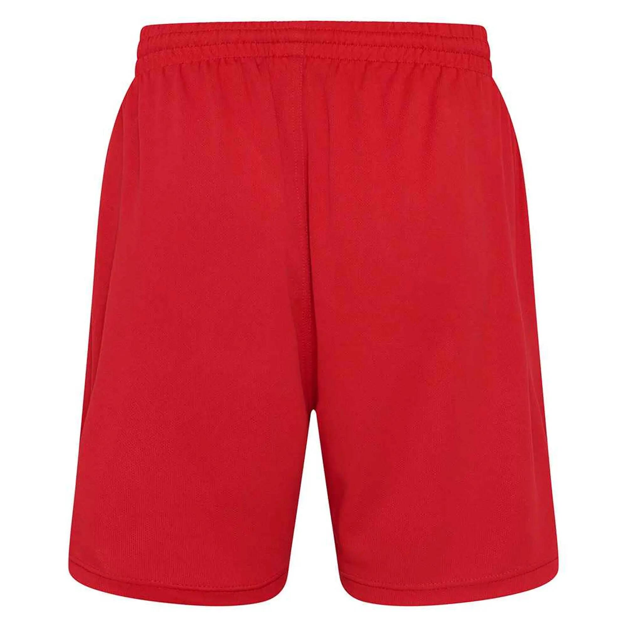 Just Cool Sport Shorts Kinder Feuerrot 2/2