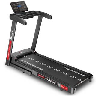 PowerMax Fitness TDA-230 4.0HP Peak Motorized Treadmill with Semi Automatic Lubrication, Auto Incline, iPad Holder, Speaker, MP3