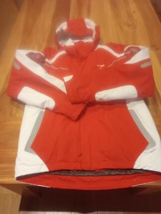 Entre Particuliers - ANORAK DE SKI ROUGE BLANC GRIS