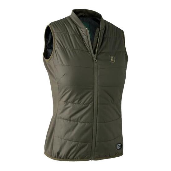 Gilet Chauffant Femme Deerhunter Heat Inner Kaki - 36