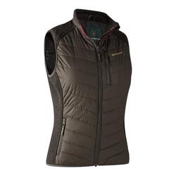 Gilet Doudoune Sans Manches Femme Deerhunter Caroline Brown Leaf - 48