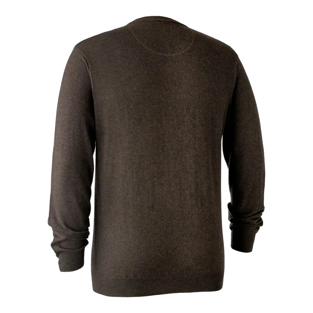 Pull De Chasse Col V Deerhunter Kingston Dark Elm - L 2/3