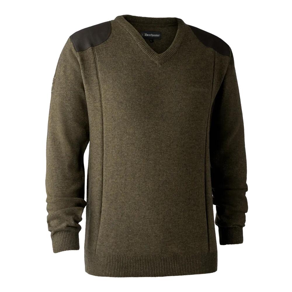 Deerhunter - Pull De Chasse Col V Deerhunter Sheffield Cypress - 3xl - Pull - Vert - Decathlon