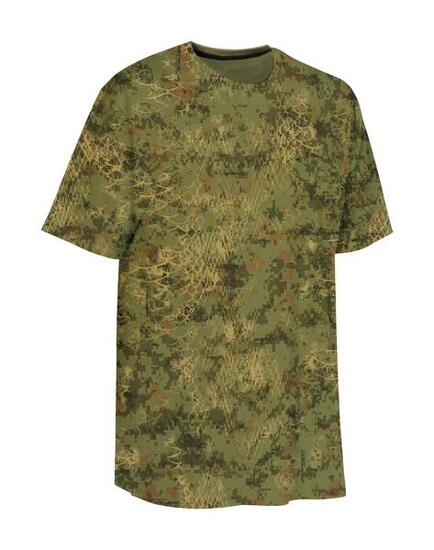 Tee-Shirt De Chasse Ligne Verney Carron Ghostcamo Snake Forest-XXXXL