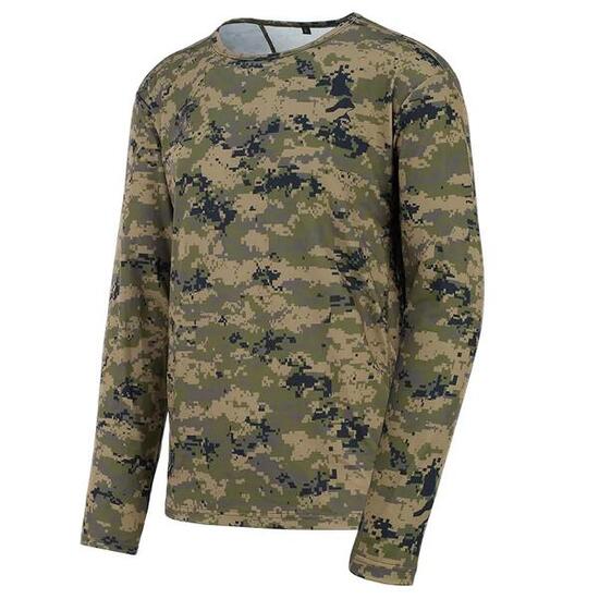 Tee Shirt Manches Longues Orset Tee Stagunt Camo Pixel Kaki - XL