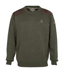 Pull De Chasse Percussion Col Rond Broderie Percussion-M