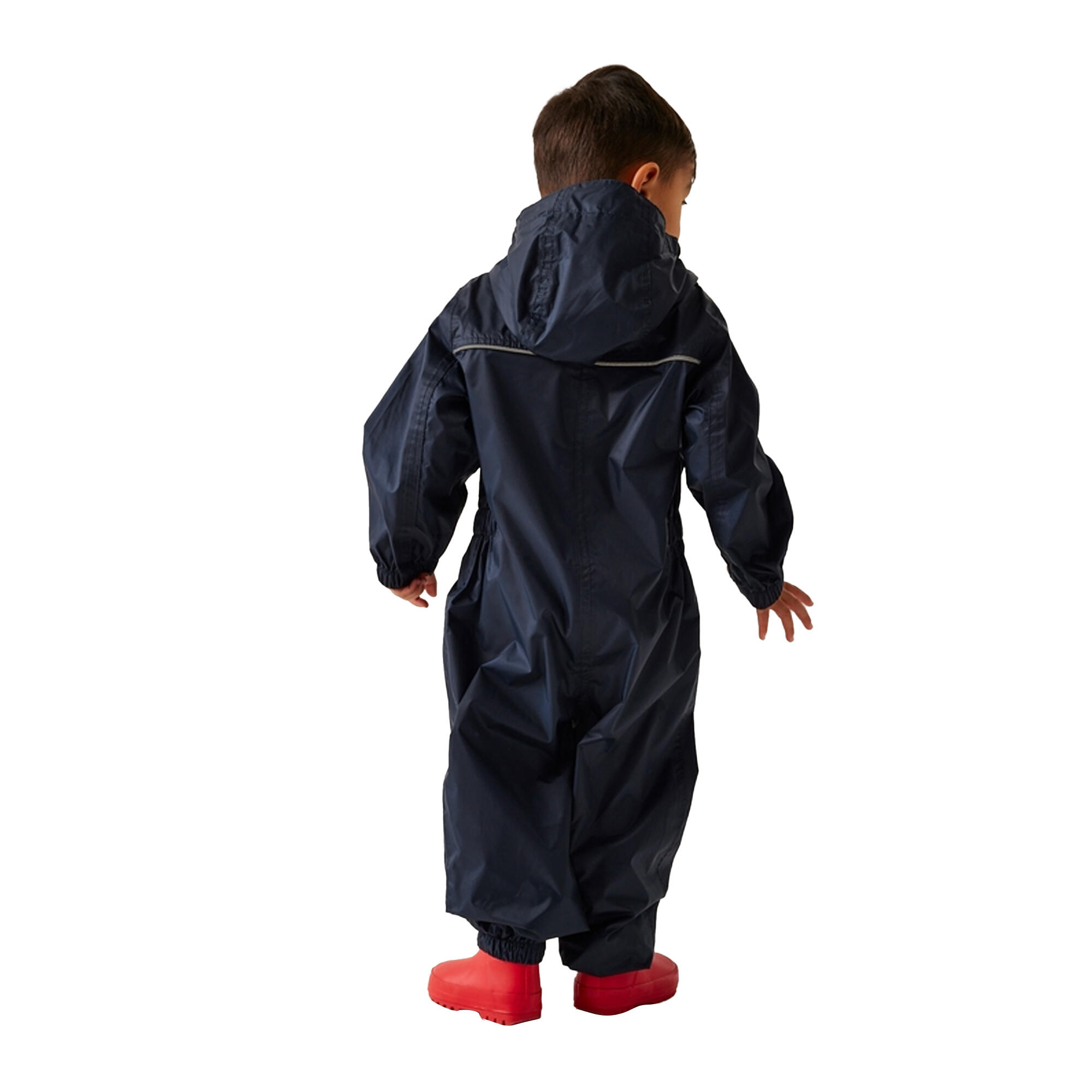 Professional Baby/Kids Paddle All In One Rain Suit (Navy) REGATTA