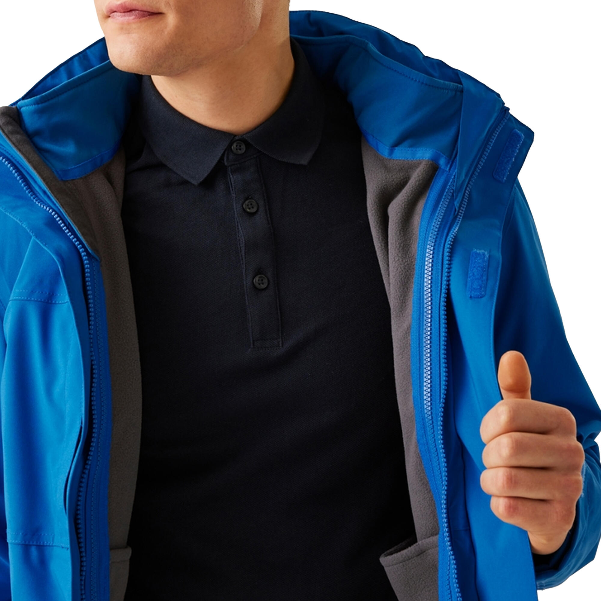 Veste Imperméable 3en1 KINGSLEY Homme (Bleu Oxford) 3/5