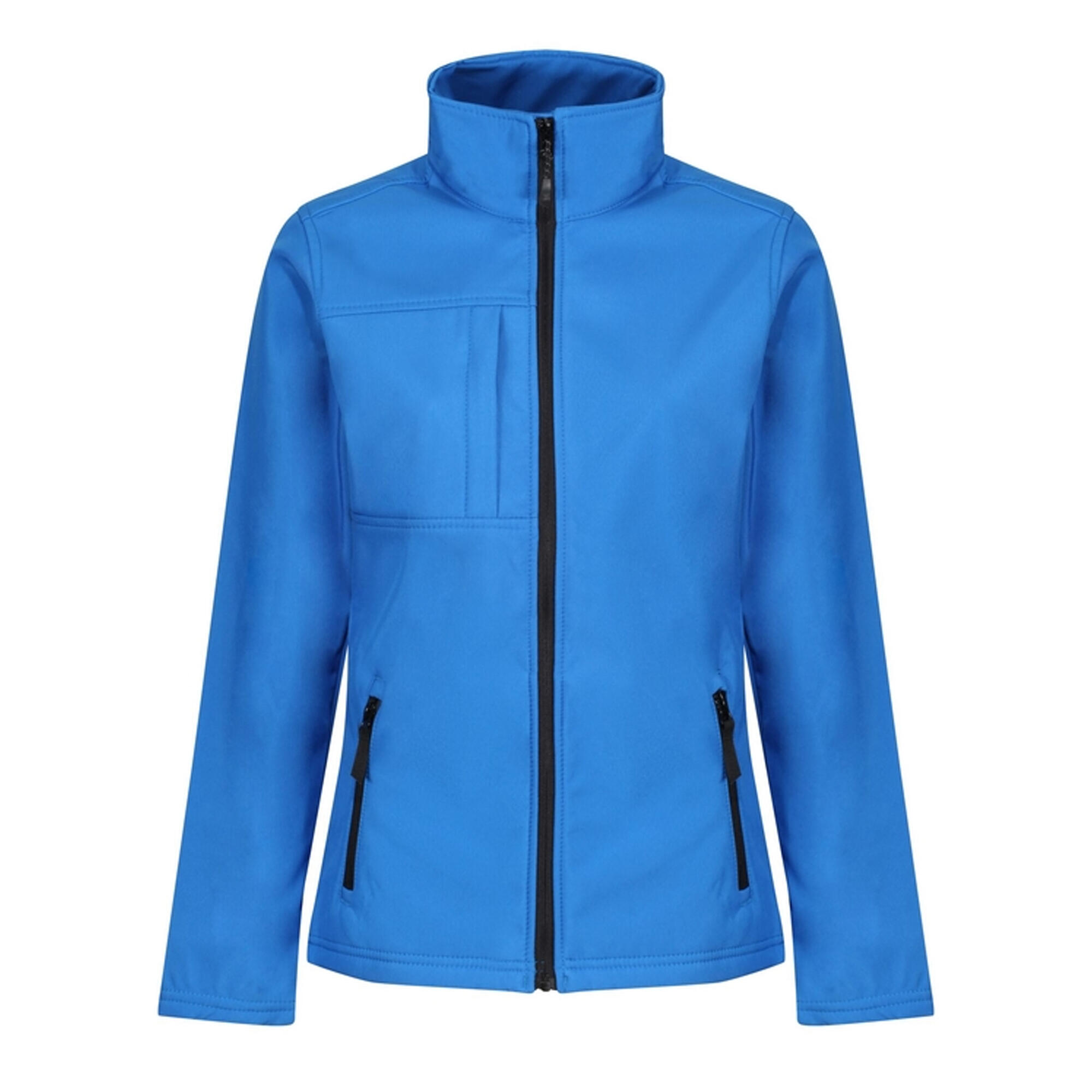 REGATTA Womens/Ladies Octagon II Waterproof Soft Shell Jacket (Oxford Blue/Black)