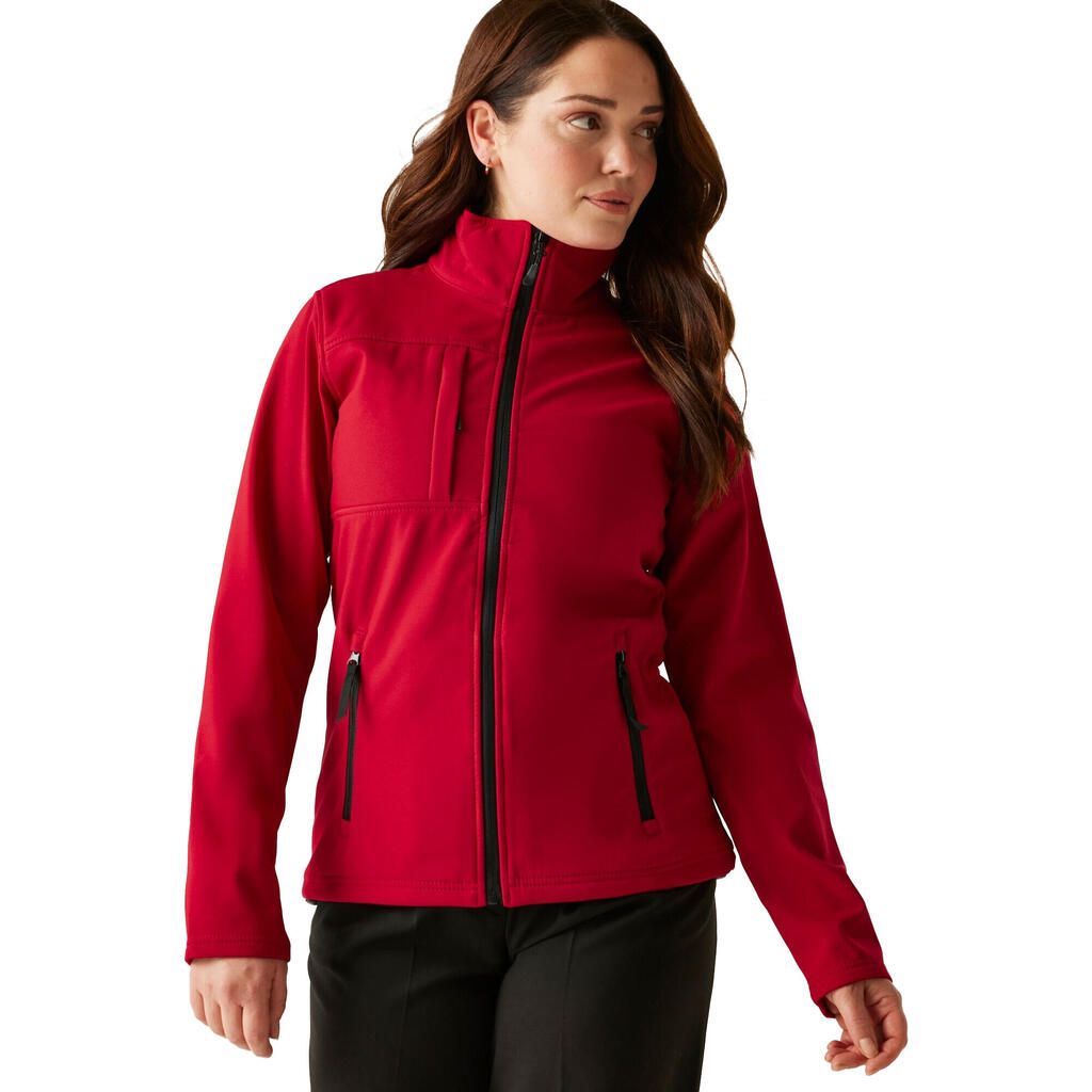 Womens/Ladies Octagon II Waterproof Soft Shell Jacket (Classic Red/Black)