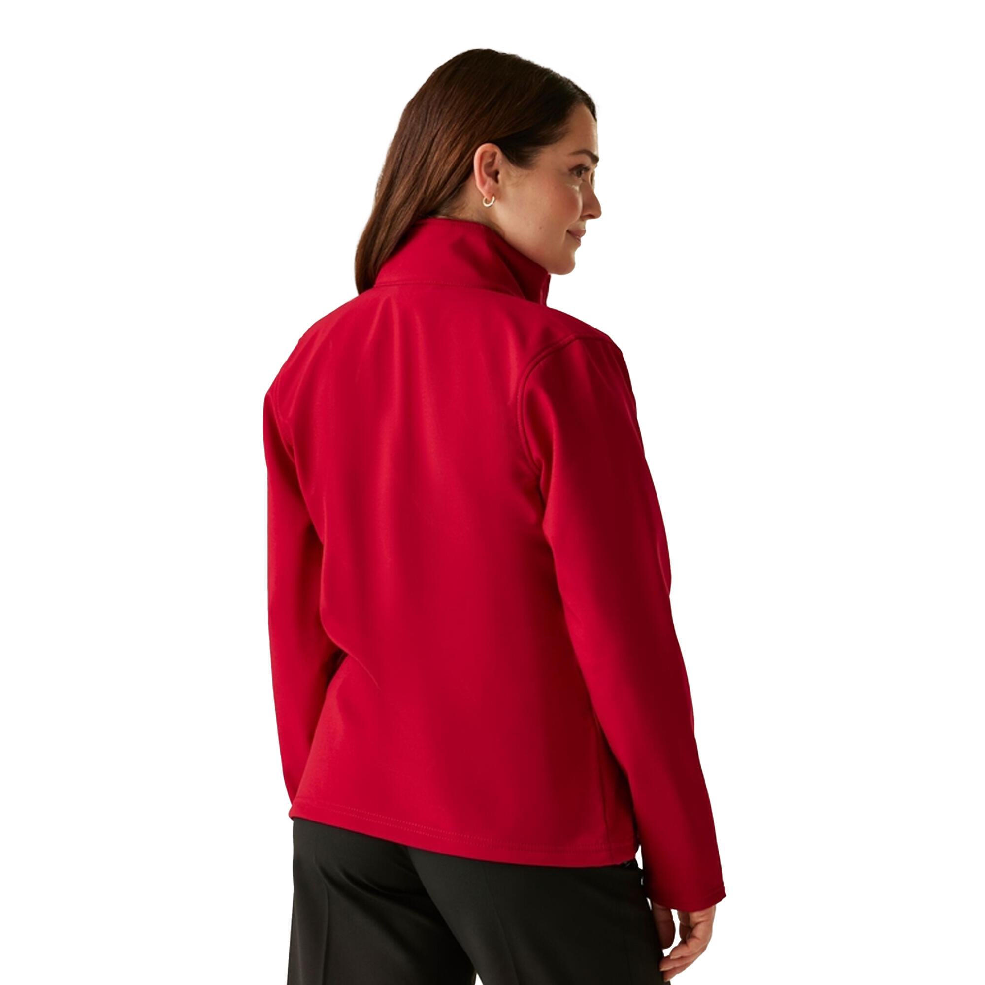 Casaco Soft Shell Impermeável Octagon II Mulher (Vermelho Clássico / Preto) 2/5