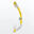 Snorkel Mares AQ - GATOR DRY, Galben
