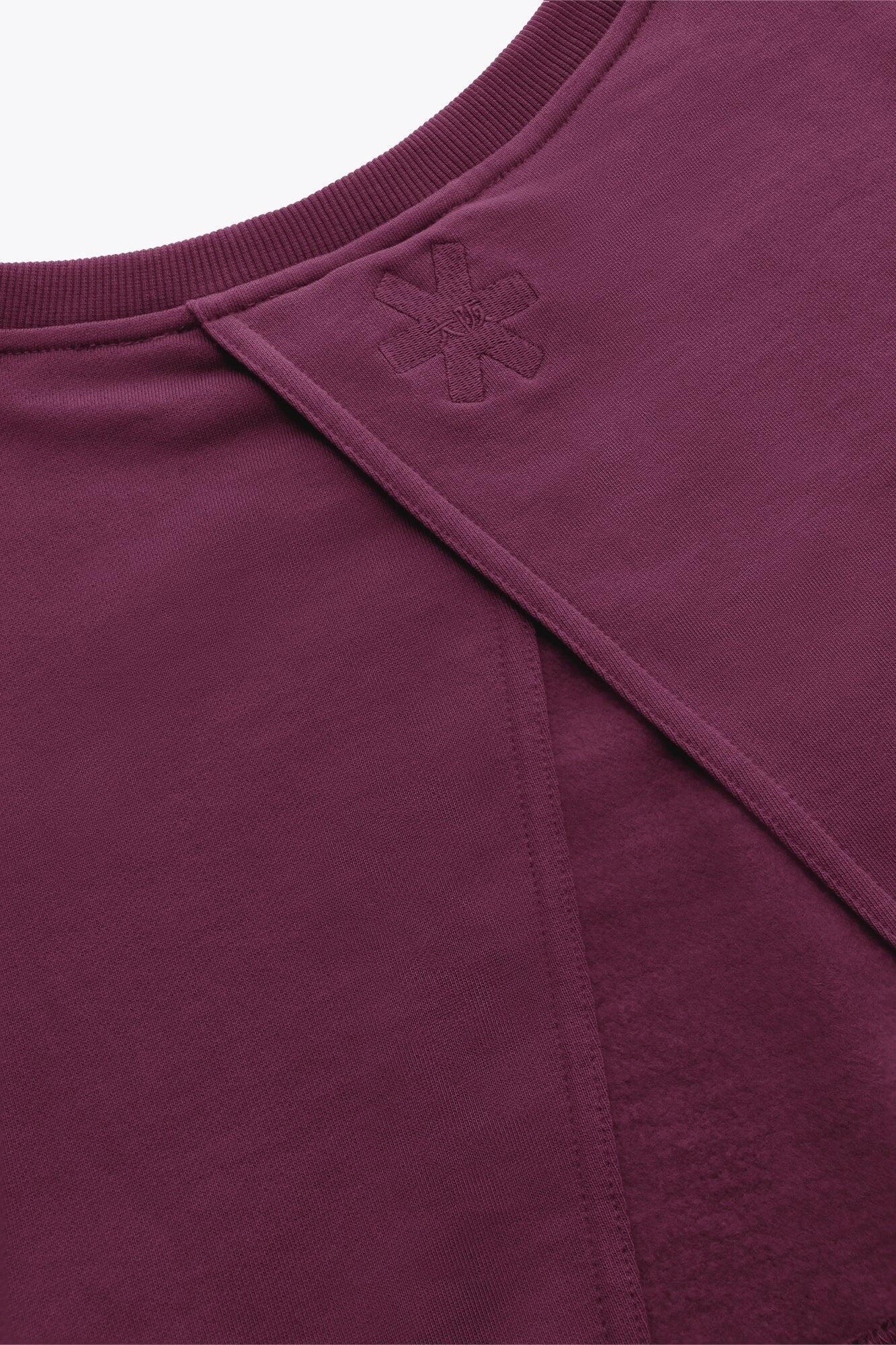 Pull croisé dans le dos pour femme Osaka | Laque cerise 4/6