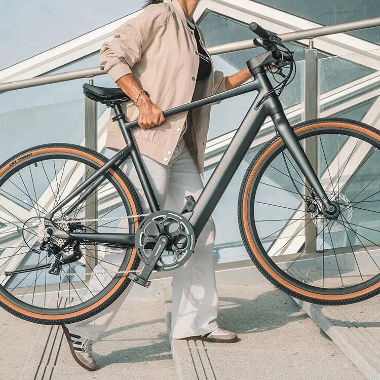 Rower elektryczny gravel miejski Fiido C21 (28'') Grey L 3/8