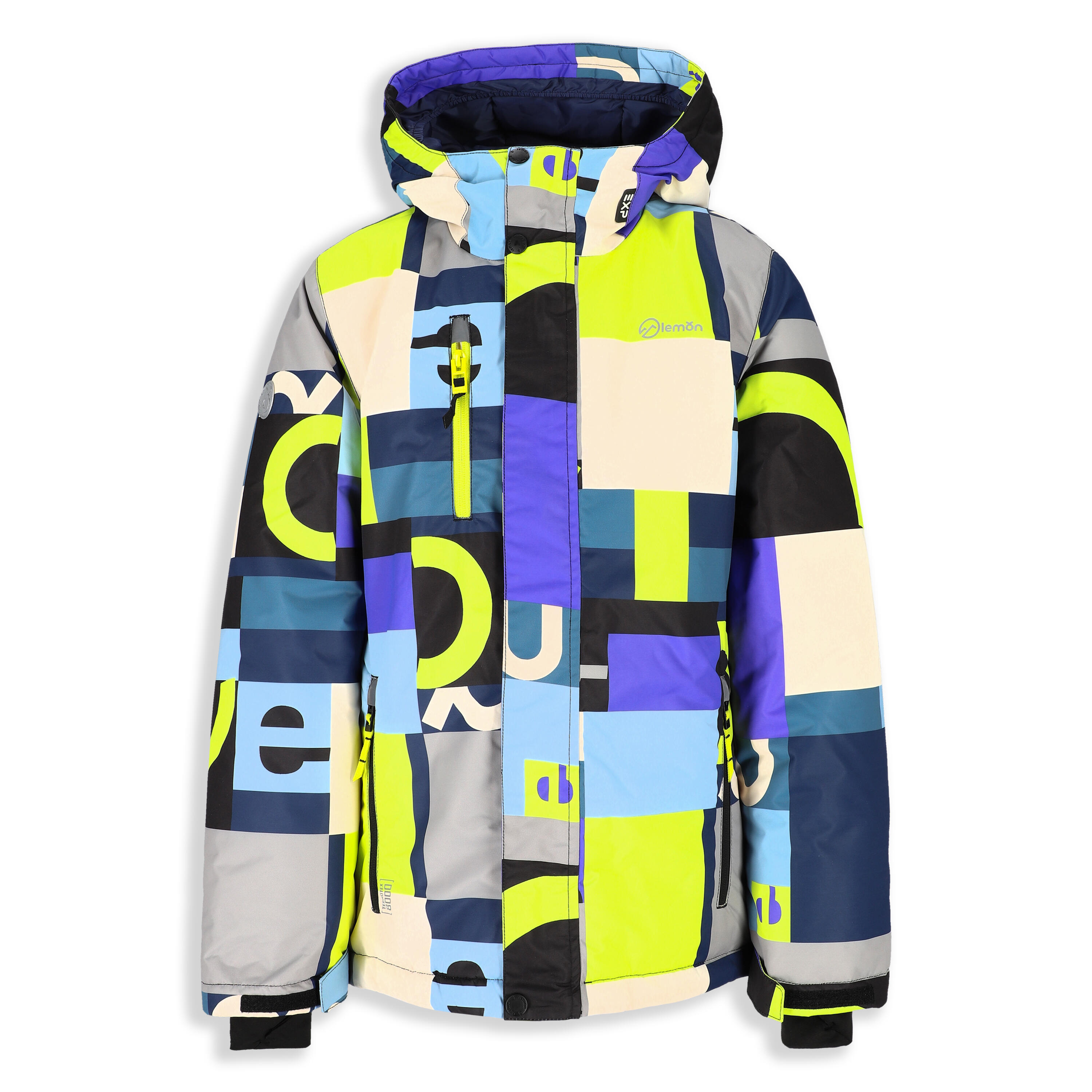 Dětská lyžařská bunda s kapucí snowboard ThermoTEX ZL4 3/7