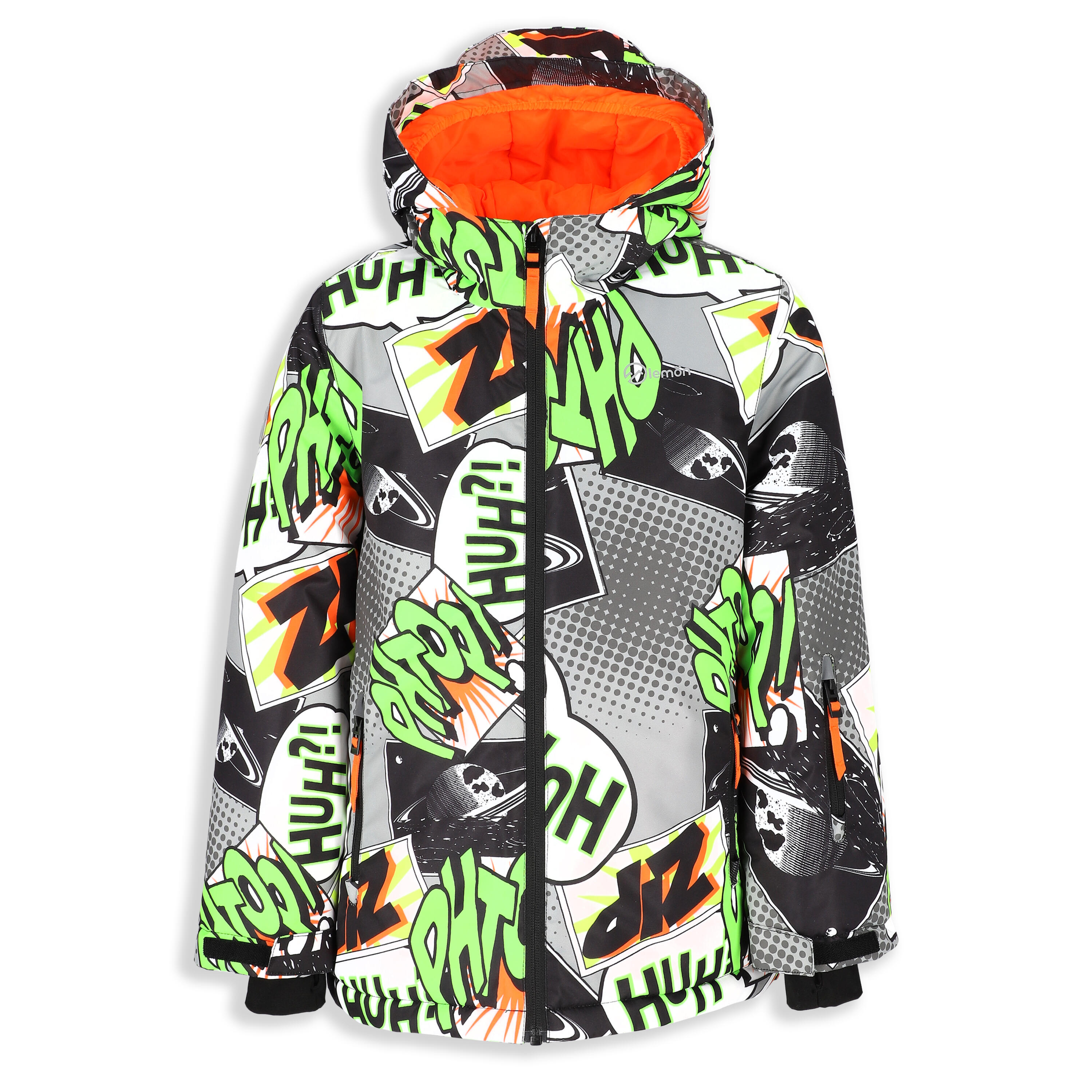 Dětská lyžařská bunda s kapucí snowboard ZL4 3/7