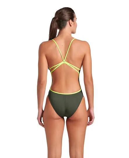 Dámské plavky Arena Performance LACE BACK SOLID 2/5